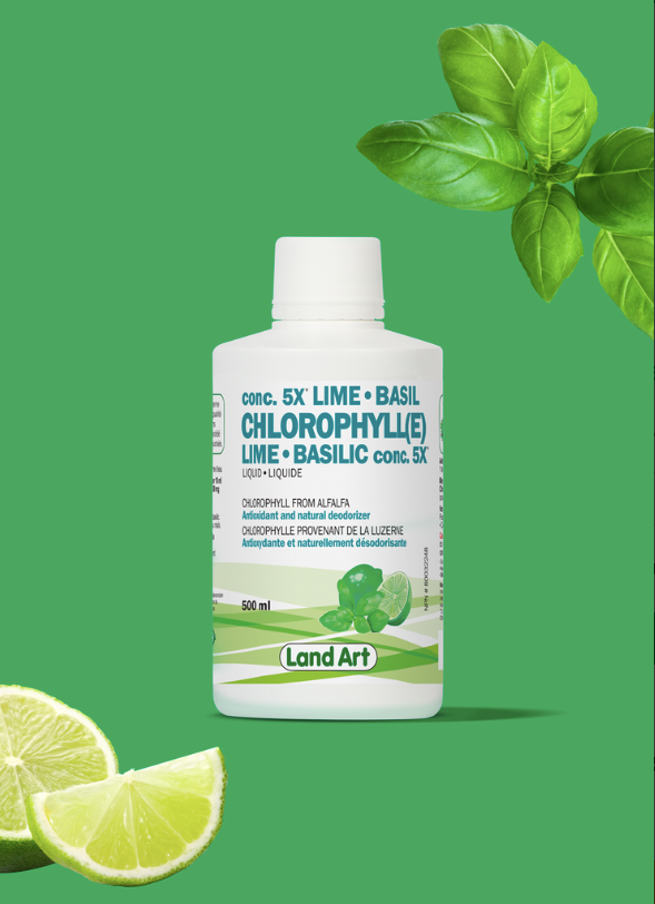 Chlorophylle 5X - Liquide 500ml - Lime & Basilic - Land Art